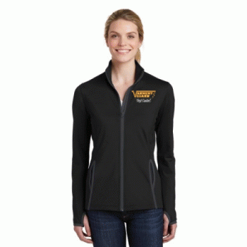 Sport-Tek Ladies Sport-Wick Stretch Contrast Full-Zip Jac...