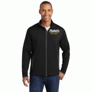 Sport-Tek Sport-Wick Stretch Contrast Full-Zip Jacket.