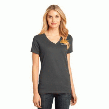 District Made - Ladies Perfect Weight V-Neck Tee.