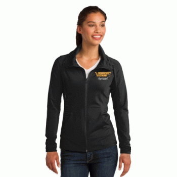 Sport-Tek Ladies Sport-Wick Stretch Full-Zip Jacket.