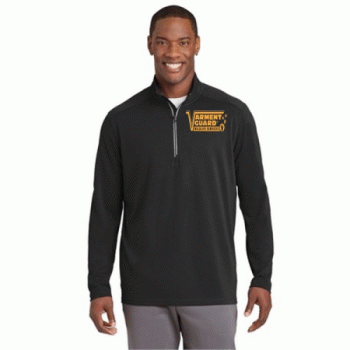 Sport-Tek Sport-Wick Textured 1/4-Zip Pullover.