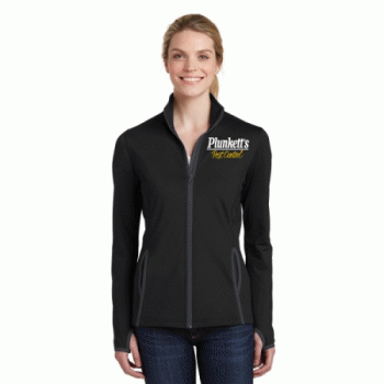 Sport-Tek Ladies Sport-Wick Stretch Contrast Full-Zip Jac...