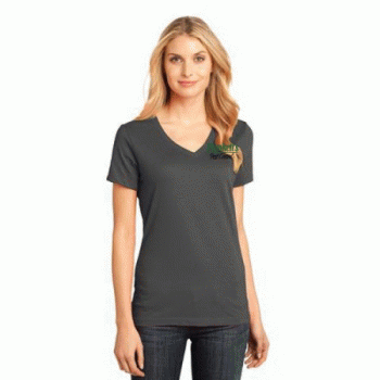District Made - Ladies Perfect Weight V-Neck Tee.