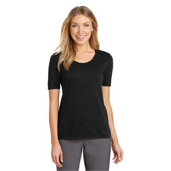 Port Authority Ladies Scoop Neck Sweater.