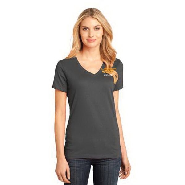 District Made - Ladies Perfect Weight V-Neck Tee.