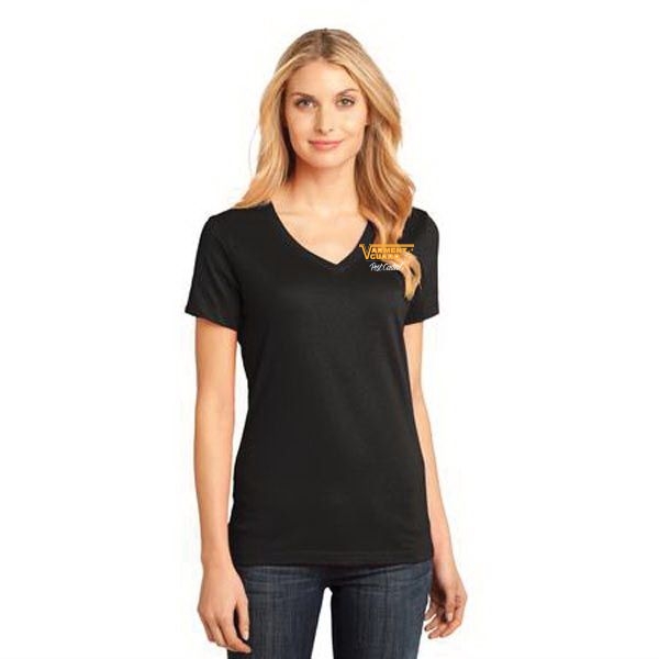 District Made - Ladies Perfect Weight V-Neck Tee.
