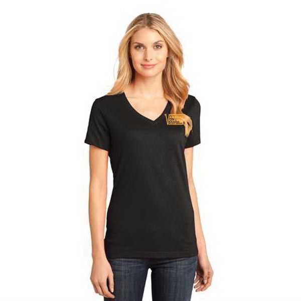 District Made - Ladies Perfect Weight V-Neck Tee.