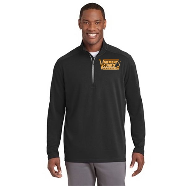 Sport-Tek Sport-Wick Textured 1/4-Zip Pullover.