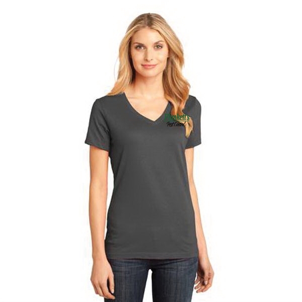 District Made - Ladies Perfect Weight V-Neck Tee.